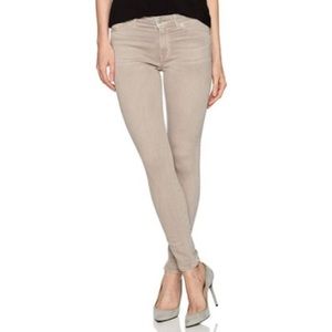 Hudson skinny taupe jeans